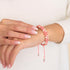 Coral x Porcelain | Lumos Ceramic | Vitality Macrame Bracelet